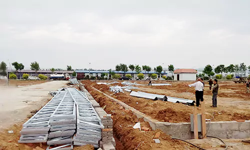 Polycarbonate Greenhouse Build & Install Site