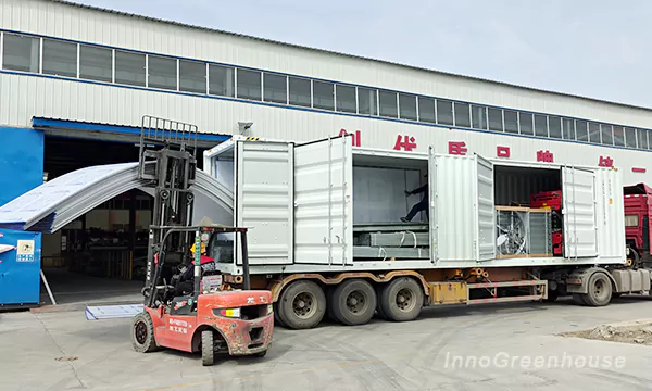 Loading greenhouse materials