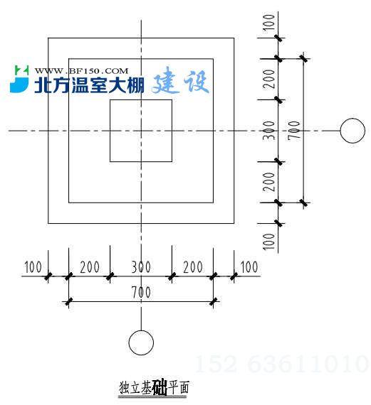 独立基础平面