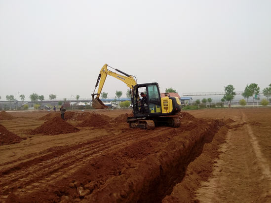 温室大棚土建基槽开挖